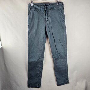 American Eagle Pants Mens 29x32 Grey Chino Khaki Slim Straight Uniform Normcore